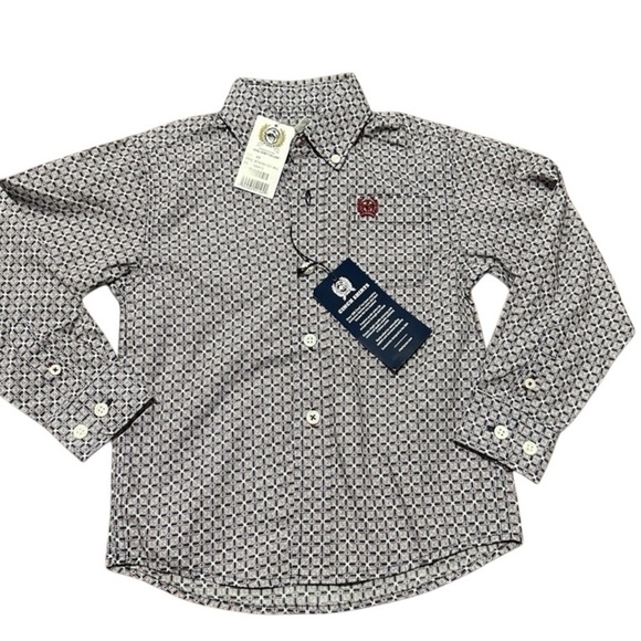 NWTS Cinch boys Western/Cowboy/Rodeo shirt, size 2, quality, 100% cotton - Picture 1 of 9